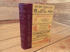 Vintage 1959 By R.L. POLK & CO. BLUFFTON Indiana City Directory Phone Book picture
