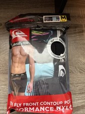 Quicksilver Men's PERFORMANCE Boxer Briefs Size Medium 4-pack picture