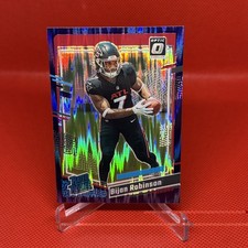 2023 Panini Donruss Optic - Rated Rookie Bijan Robinson #206 Purple Shock Prizm picture