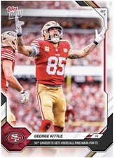 George Kittle - 2026-27 NFL Topps NOW Card 44 San Francisco 49ers Presale picture