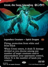 MTG Ureni, the Song Unending Borderless - Tarkir: Dragonstorm #374 picture