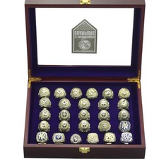 NY Yankees MLB World Series 27PCS Championship Ring Set With Box picture