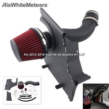 For 2012+ Audi A6 A6 Quattro A7 3.0T Aluminum Pipe Cold Air Intake System Kit US picture