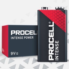 12pc Duracell PROCELL Intense Power PX1604 9V High Performance Alkaline picture