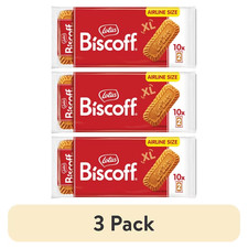 (3 pack) Lotus XL Biscoff Cookies, 10 Snack Packs of 2 Cookies, 8.8 oz, Classic  picture