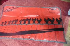 Snap-On USA 14pc Metric GOEXM Industrial Short Combination Wrench Set - 6mm-19mm picture