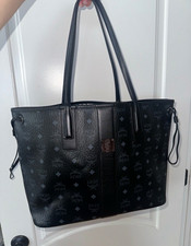 MCM Authentic Reversible Liz Shopper In Visetos SZ M picture
