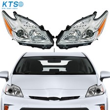 Headlights Headlamps Driver Passenger Pair For Toyota Prius 2012 2013 2014 2015 picture