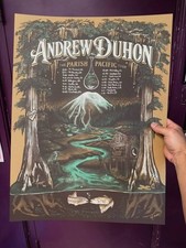 Andrew Duhon Poster: The Parish Pacific Tour Mountain & River Landscape Poster . picture