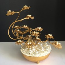 MCM Vintage Pearl Bonsai Tree 10.5 x 12 Feng Shui picture