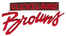 CLEVELAND BROWNS NFL FOOTBALL VINTAGE 4.25