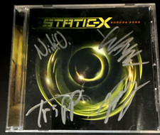 Static-X SIGNED Shadow Zone CD Cover Wayne Static RIP COA picture