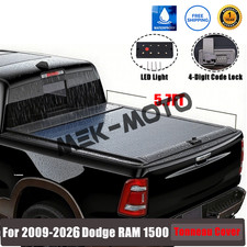 5.7Ft Truck Bed Tonneau Cover Retractable For 2009-2026 Dodge RAM 1500 US picture