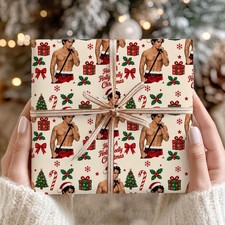Joe Jonas Wrapping Paper, Jonas Brothers Christmas Gift Wrap, Holiday Fan Gift picture