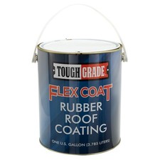 RV Rubber Roof Coating 1 Gallon Pail Universal Rubber Roofing Up to 200Sqft picture