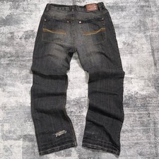 LL Cool J Vintage Y2K Baggy Black Blast Denim Jeans 32x32 NWT picture