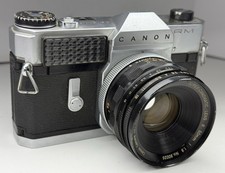 Vintage Canon Canonflex RM SLR 35mm Film Camera Super-Canomatic 1:1.8 50mm Lens picture