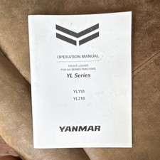 Yanmar YL Series Front Loader Operation Manual YL110 YL210 SA Series Tractors picture