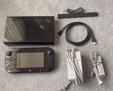 Wii U Console Black 32GB Complete Bundles and Sets You Pick Games All Cords picture