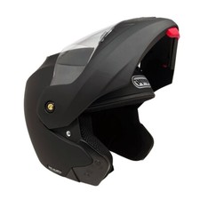 MMG Adult Modular Full Face Motorcycle Helmet Flip-Up Visor DOT Matte Black (XL) picture