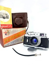 ZORKI-4 KMZ Soviet Camera JUPITER-8 50mm f2 Festival 1957 Rare picture