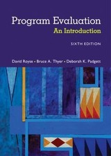 Program Evaluation : An Introduction to an Evidence-Based Approach by David... picture