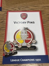 Danbury Mint ARSENAL Victory Pin 1991 League Champions 10th Badge FREE POST picture