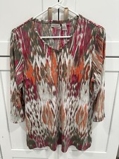 Easywear by Chico's Top Sz 2 L Shirt SI34 picture
