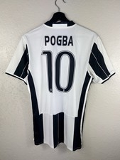 JUVENTUS ITALY 2016/2017 HOME FOOTBALL SHIRT ADIDAS POGBA #10 SIZE S ADULT picture