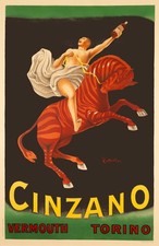 CINZANO 1950 Leonetto Cappiello by Ricordi Italian Liquor picture