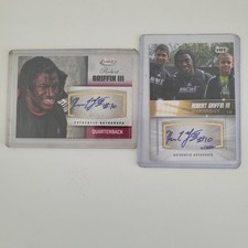 2 RG3 ROBERT GRIFFIN III SIGNED/AUTO'D 2012 SAGE AND HIT ROOKIE AUTOS #/250 picture
