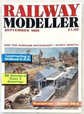 RAILWAY MODELLER 1989 Sept. V40/#467 Barnack GNR & Isle of Sodor Mini NRMT-MT picture