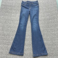 Spanx Jeans Womens Small Spanx Every Wear Flare Pull-on Denim Wide picture
