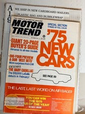 Vintage Motor Trend Magazine October 1974 picture
