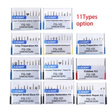 1-100X FG Dental Diamond Burs Composite/Polishing Kit for High Speed Handpiece picture