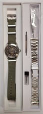 Vaer G2 GMT Huckberry Pacific Steel 39mm Swiss Movt Watch Full Kit -NEW picture