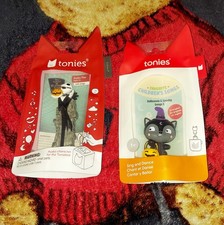 New TONIES Lot Of 2 JACK SKELLINGTON  LIL BLACK CAT Audio Characters NEW SEALED  picture