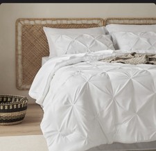 Comforter Set California King 7 Pc White picture