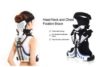 Adjustable Cervical Thoracic Orthosis  Head Chest Neck Fixed  Brace CTO Brace picture
