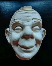 Vintage Smiling Jim Chia Pet Head Clay Growing Funny Novelty Face Planter picture