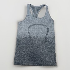 Lululemon Swiftly Tech Racerback Sz 6 Grey Heather Seamless Running Tank Top S picture