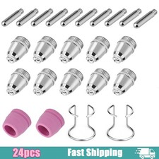 24pcs For SG-55, AG-60, WSD-60, CUT50 60 Plasma Cutter Torch Consumables Tip Kit picture