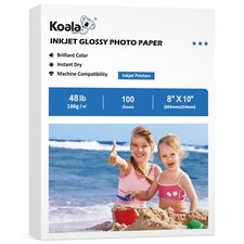 Lot Koala Premium Photo Paper 8x10 Glossy 48lb 100-500PK for All Inkjet Printers picture