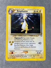 Neo Genesis Ampharos Holo, Very Good/Lightly Playe Condition, 1/111 Card picture