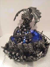 Mystic Dragon Water Fountain LED Light  Mist Fogger Fantasy Gothic Decor 12