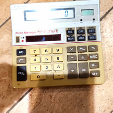 Vintage 1986 Texas Instruments BA-20 Profit Manager Calculator, Made in Taiwan picture