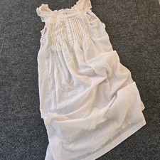 Vintage Gilead Pink Prairie Nightgown Coquette Long Ruffle Edge Cottagecore Dres picture