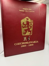 Czechoslovakia Complete Sets Used Postage Stamp Collection Album 1953-1990 picture