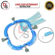Lone Star Veterinary Retractor Ring Reusable Surgical Instruments with 10 Hooks picture