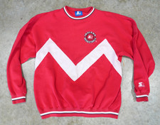 VTG Indiana Basketball Embroidered IU Starter Pullover Crewneck Shirt Mens XL picture